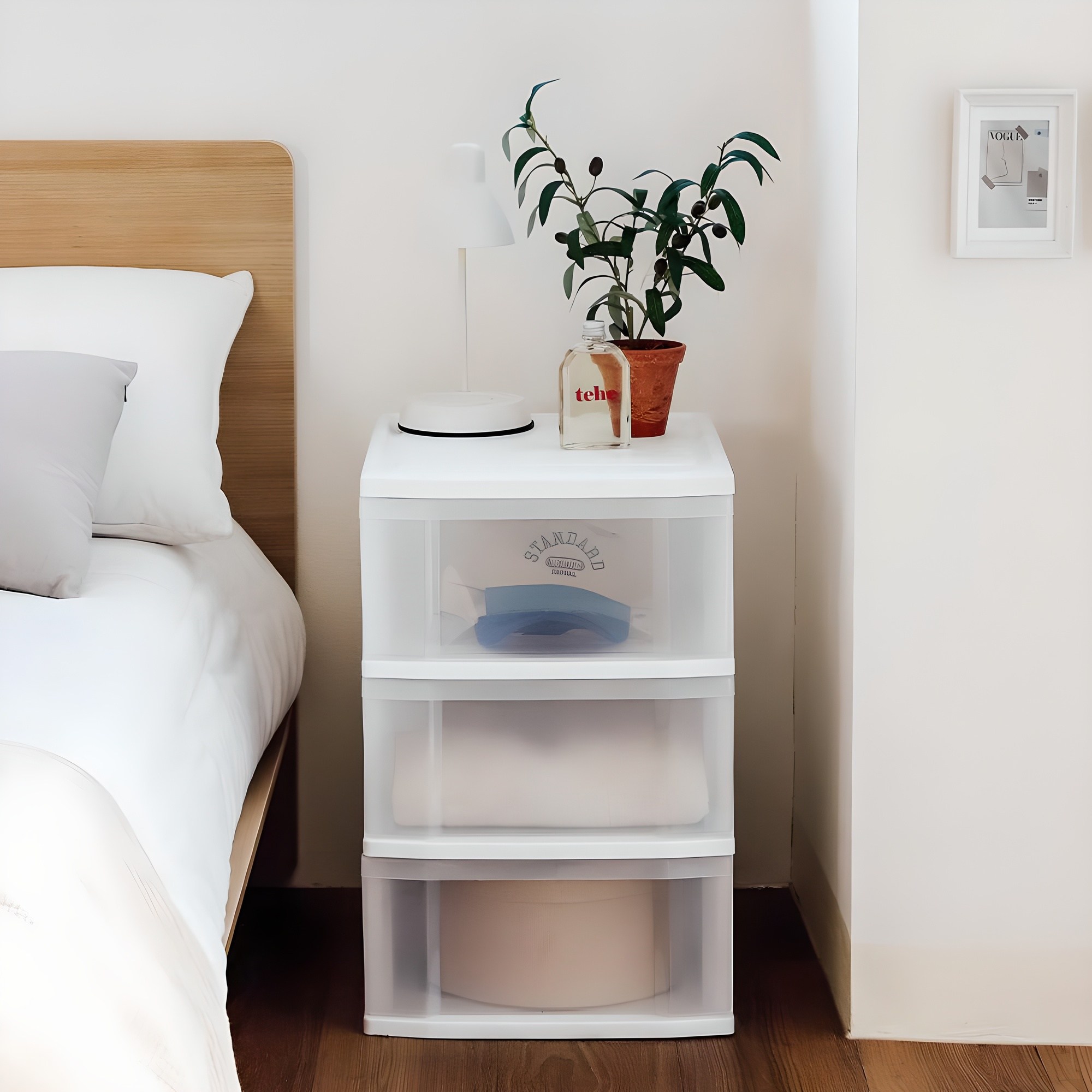 아이리스 국내 제조 와이드 일체형 서랍장 CLZ 바퀴포함 17,900원