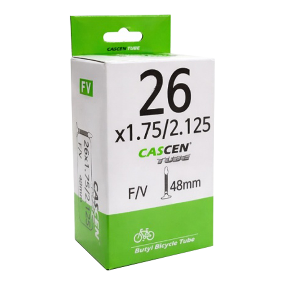 바이클로스 _카센 MTB 26인치 자전거 튜브 26x1.75 26x1.95 26x2.1 프레스타밸브 FV48, 1개 3,900원