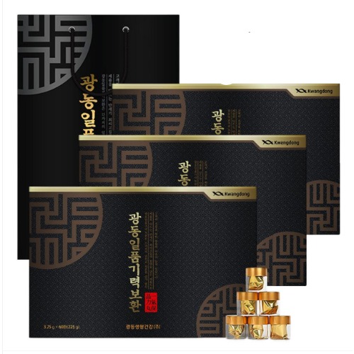 광동일품기력보환 30환 침향 녹용 홍삼 침향환 침향단 + 선물용 쇼핑백 199,000원