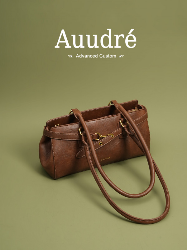 Audre 고급 감성 복고풍 대용량 숄더백 여성 2026 신상 가을 겨울 통근 프렌치 스타일 가방 88,400원