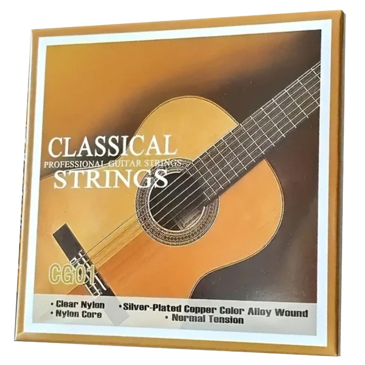 CG01 빅세일 클래식 기타 줄 스트링 세트 나이론 은도금 실버 코팅, 1박스, 실버, 2세트 10,000원
