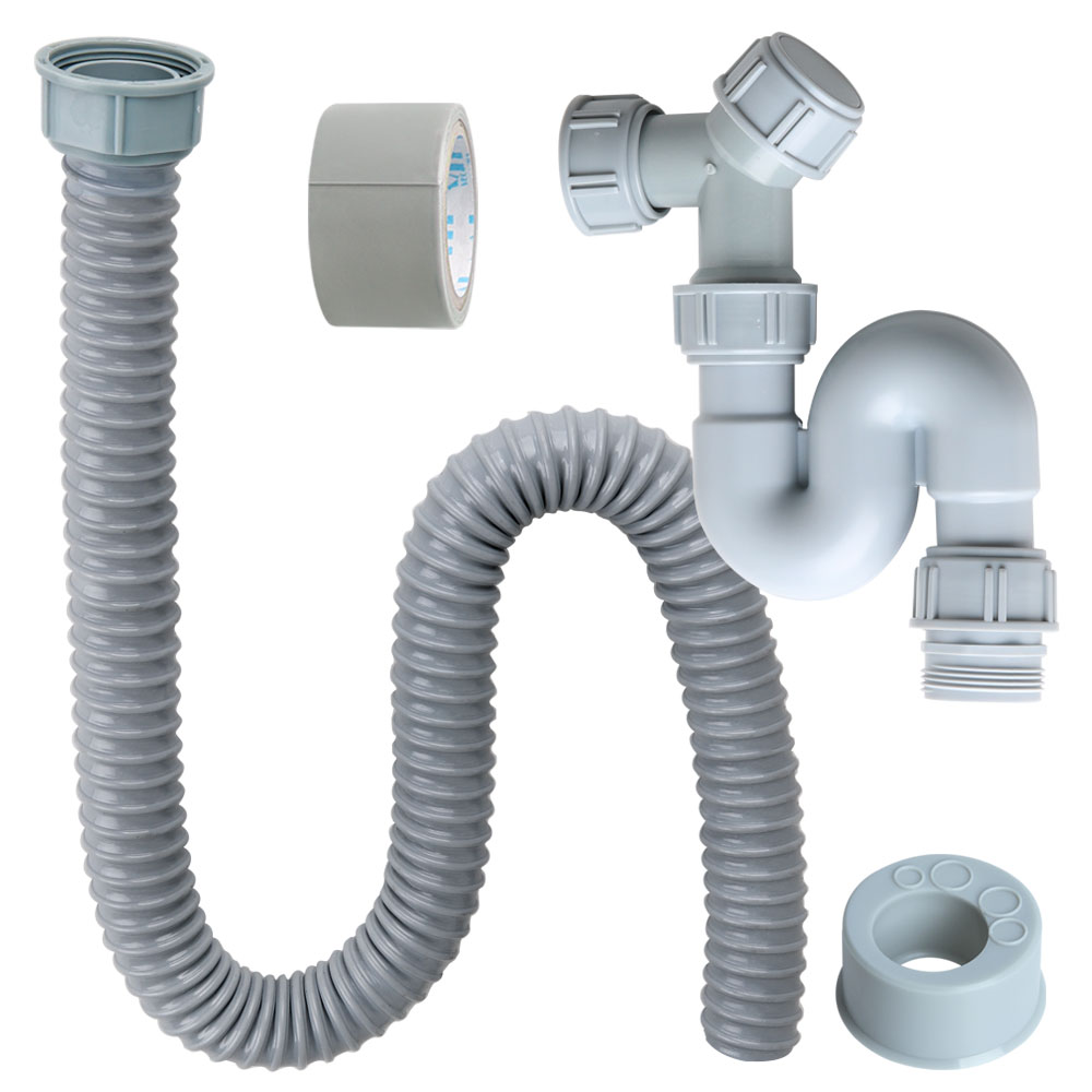 와이넷 싱크대 호스 100cm + L 트랩 세트 31,840원