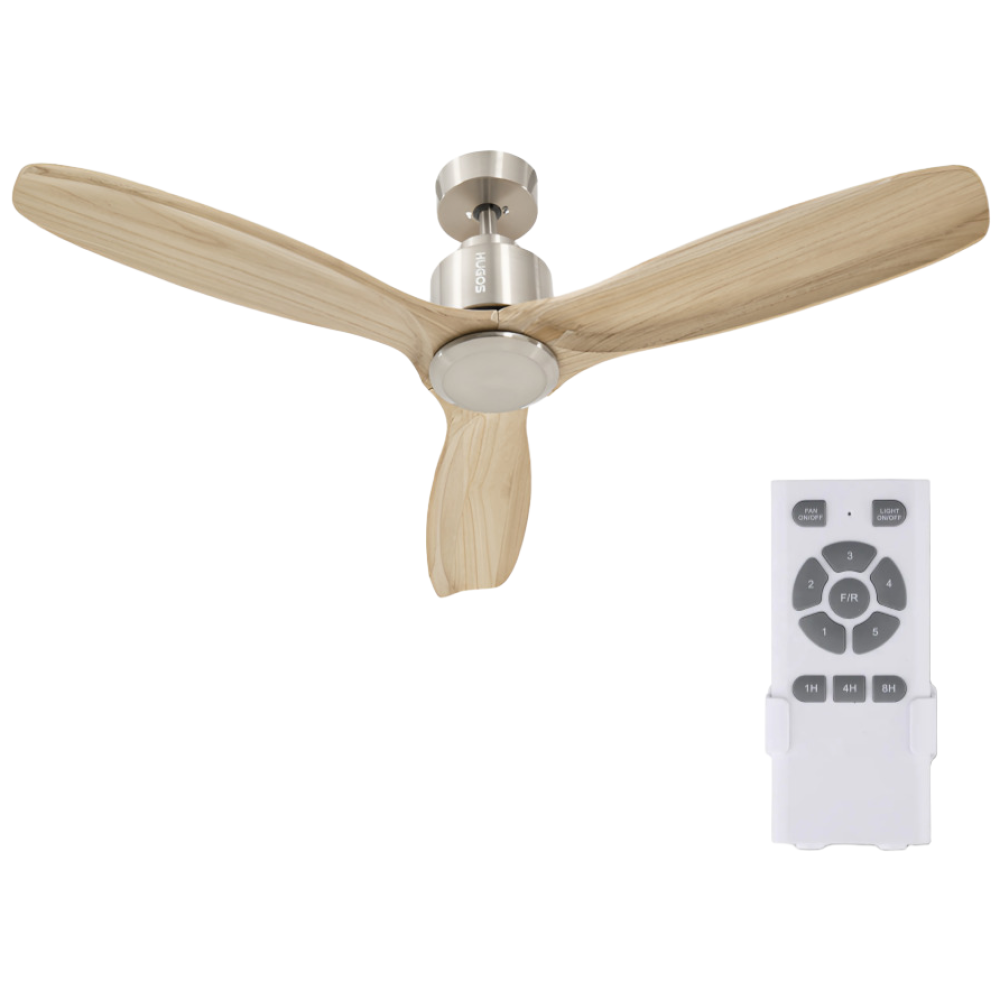 52인치 저소음 천장실링팬 리모컨 포함 무상A/S - 화이트 / 우드 색상 (역방향가능) 228,000원