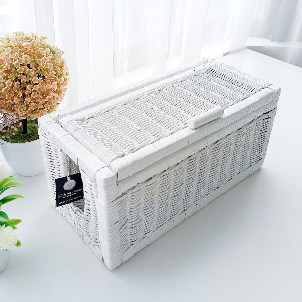 메종인다라탄샵 고급 등나무 멀티탭 정리함 라탄바구니 14,480원