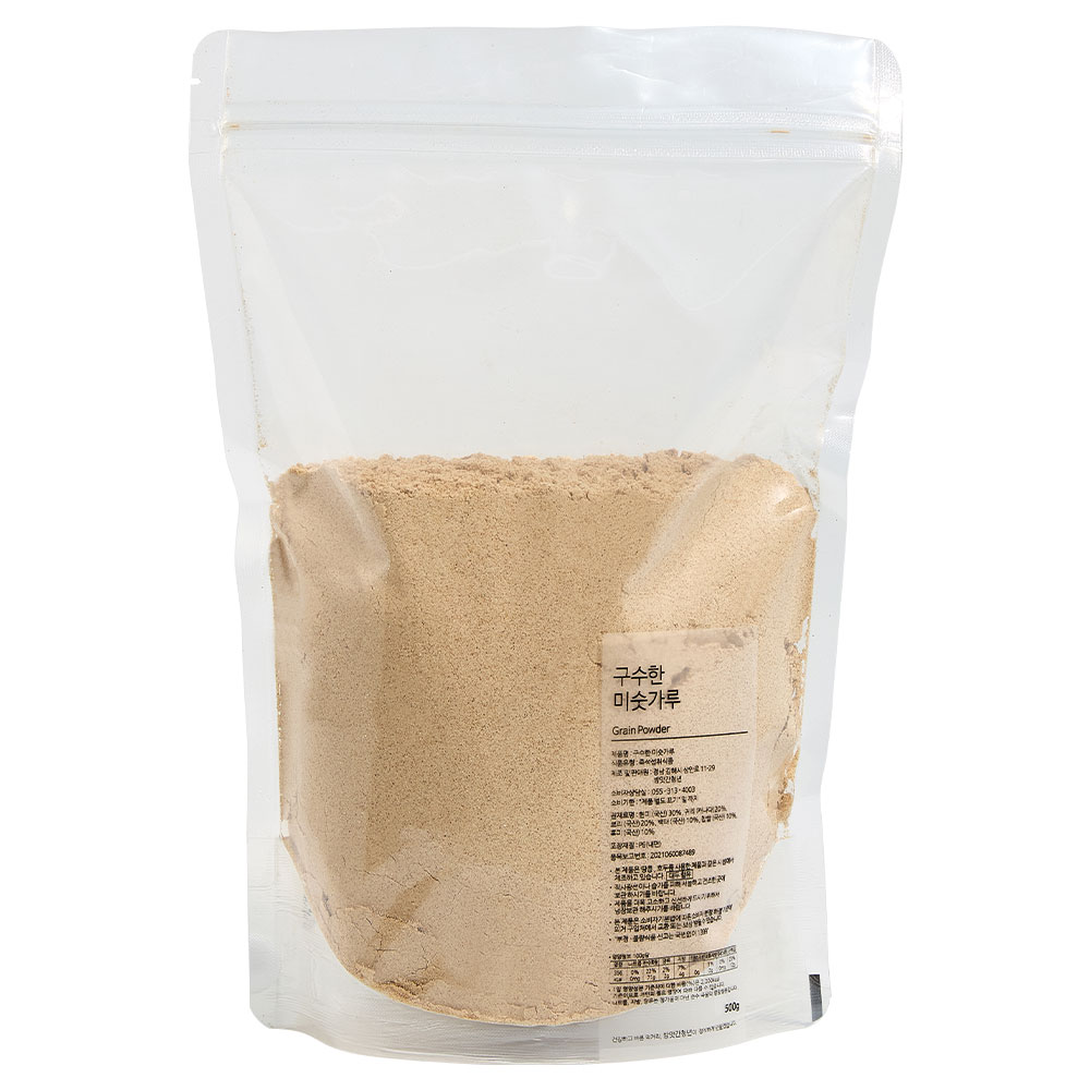 방앗간청년 구수한 미숫가루, 500g, 1개 15,300원