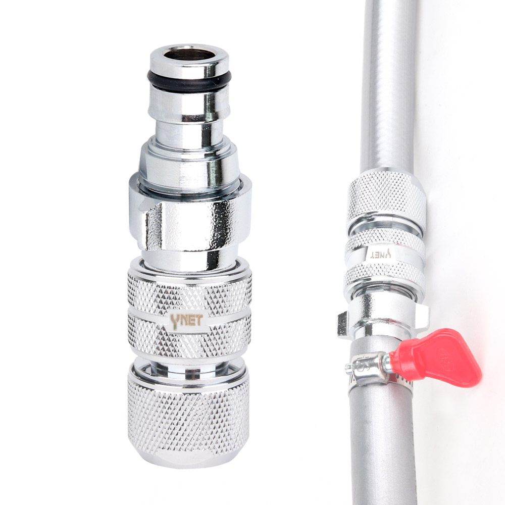 물호스 연결 연장 원터치형 양쪽 커플링 스마트양방향커플링1p와 6구황동커넥터1p, 1개 14,800원