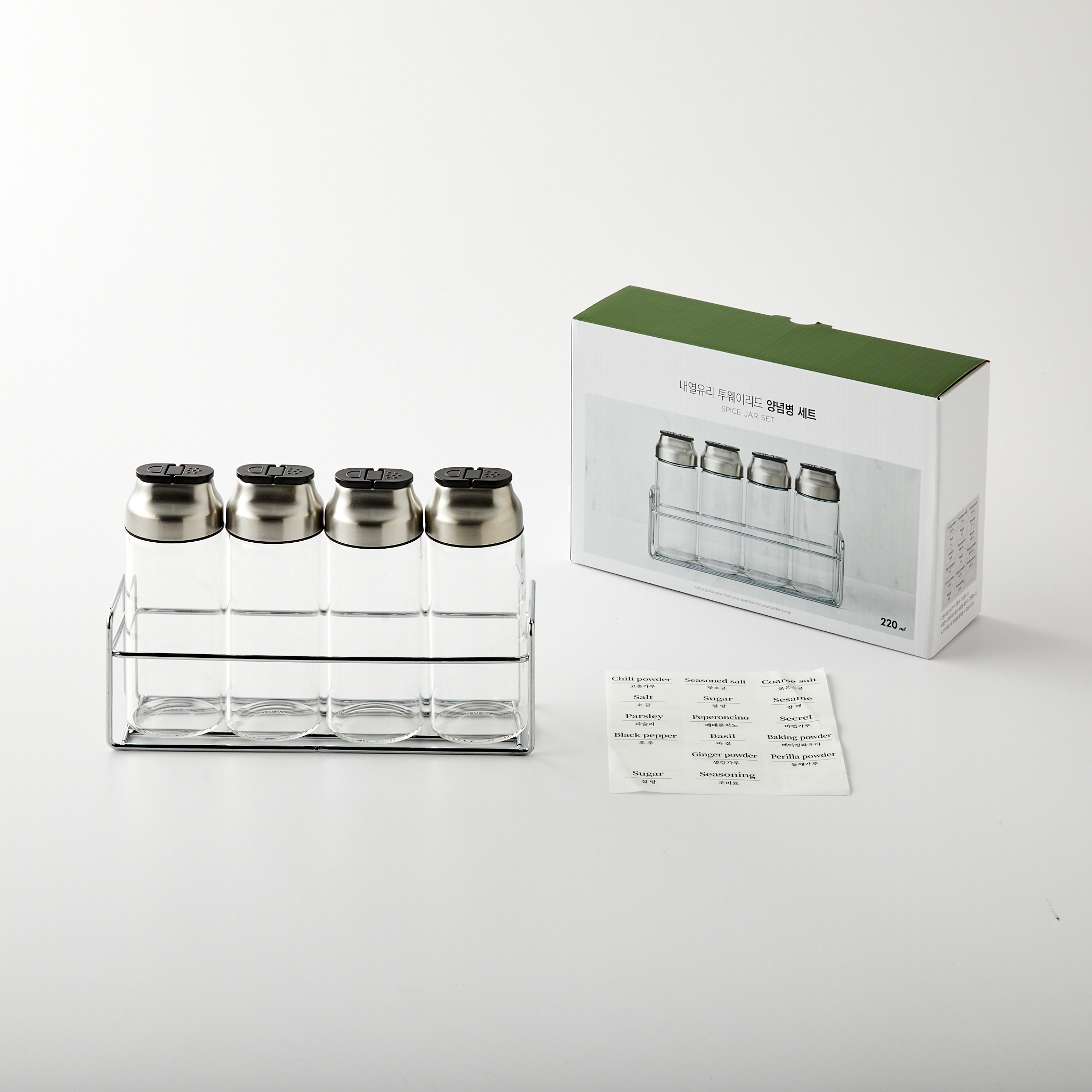 모던하우스 내열유리 투웨이리드 양념병 220ml x 4p 20,720원