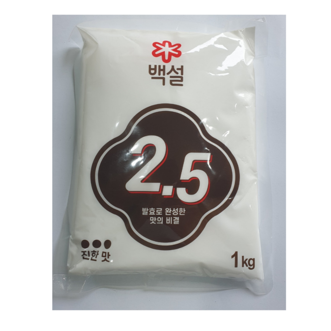 백설 발효조미료2.5 1kg 141,290원