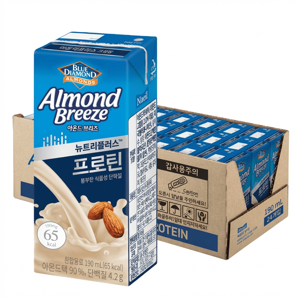 아몬드브리즈 프로틴, 190ml, 24개 28,200원