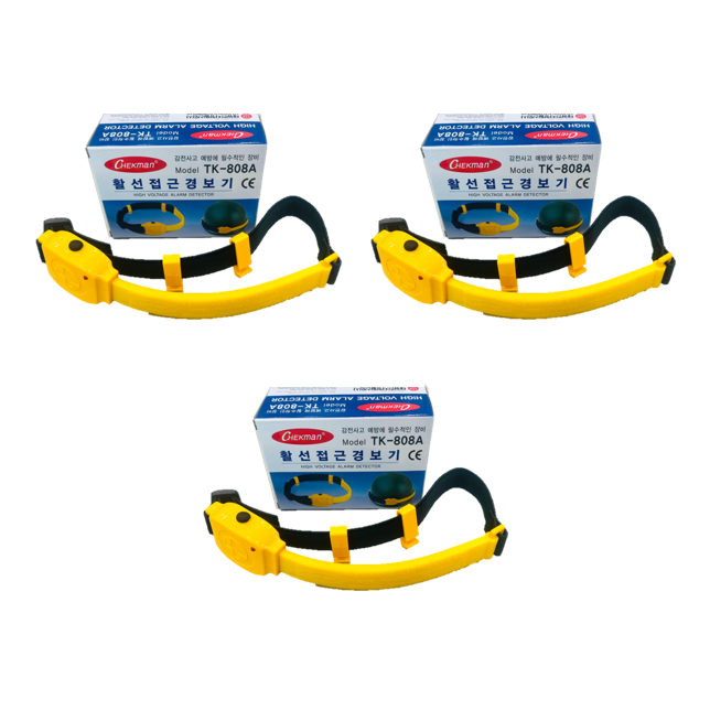 국산 태광전자정밀 활선접근경보기 TK-808A / 안전모부착 팔뚝부착 감전사고 방지 비접촉 활선경보기 전력설비 점검 검전기, 3개, 활선접금경보기 TK-808A 70,000원