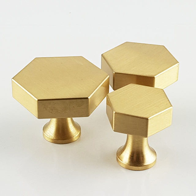 골드 황동 가구 싱크대 붙박이장 육각 손잡이, H01-육각골드-중, 1개 4,950원