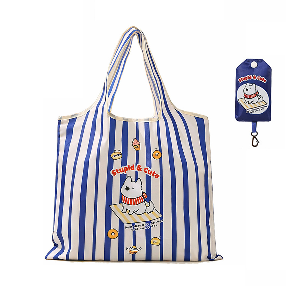 이지몰 접이식 장바구니 귀여운 강아지 캐릭터 휴대용 에코백 7,500원