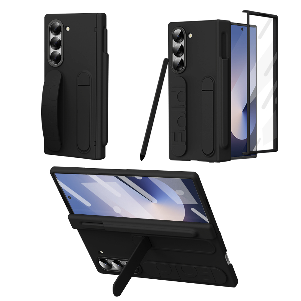 Elvo 갤럭시 Z폴드 7 6 5 호환 힌지보호 케이스 거치대 S펜 핸드 스트랩 풀커버 케이스 일체형 액정보호필름 28,400원