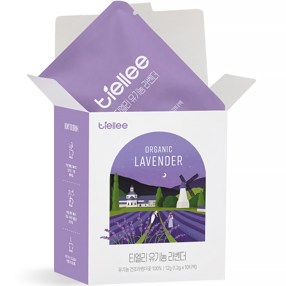 티엘리 유기농 라벤더 차 티백, 1.2g, 1개, 10개입 9,800원
