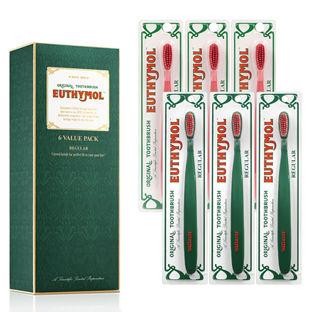 유시몰 로얄 헤리티지 레귤러 미세모 칫솔 벨류팩 20,610원