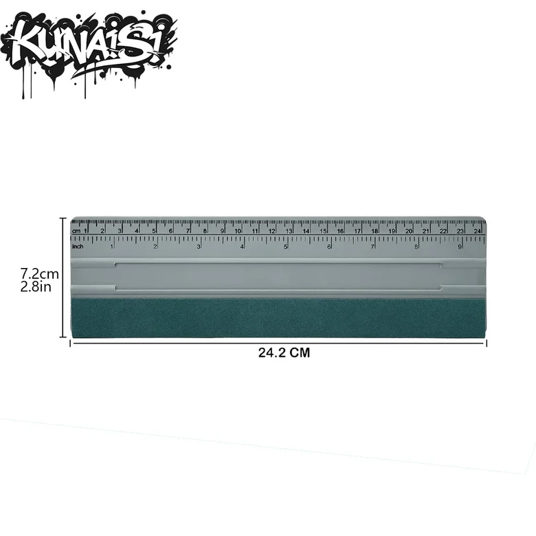 쿠나이시 8/10/12인치 롱 스퀴지 비닐 랩 도구 (스케일 스웨이드 펠트 플라스틱 카드 스크레이퍼 포함) 자 14,200원