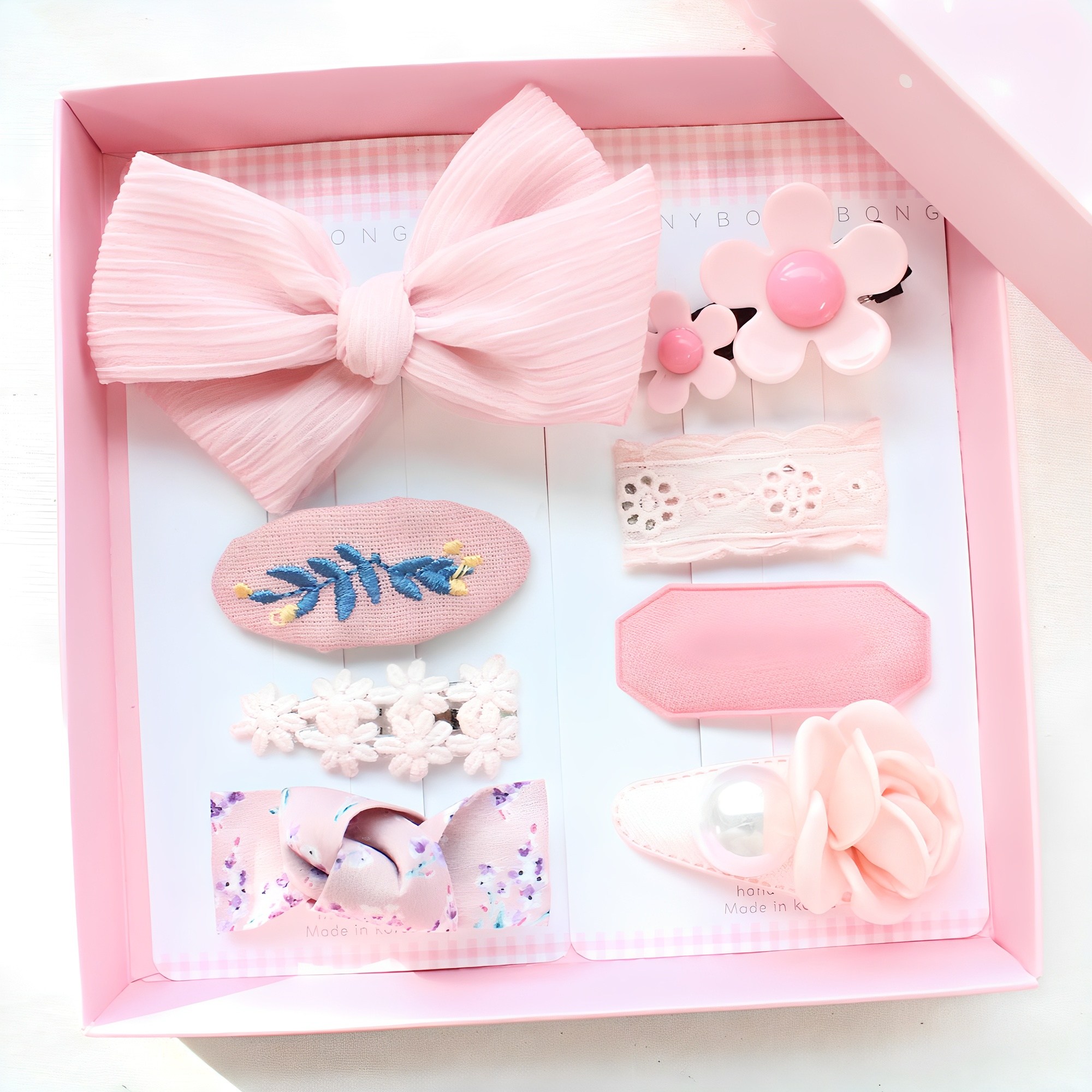 채니봉봉 여아용 플라밍고 헤어핀세트 10,890원