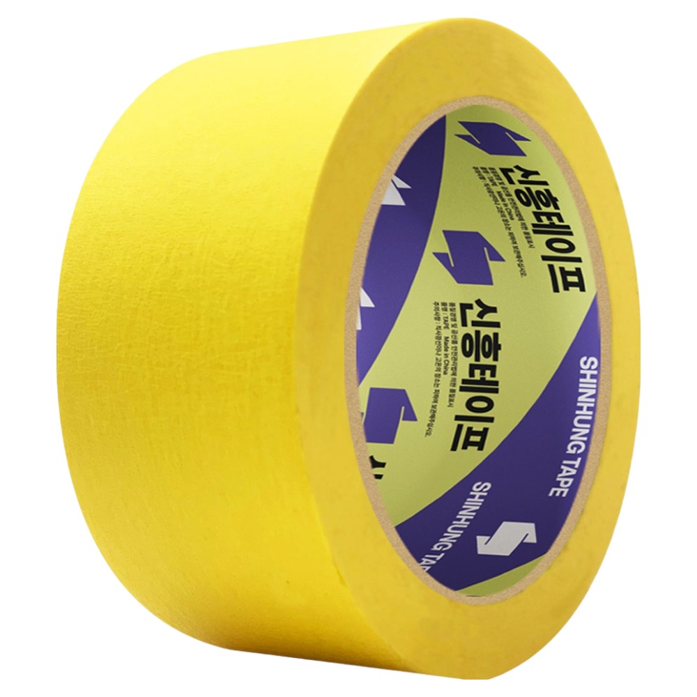 신흥테이프 마스킹 테이프 노랑 48mm x 40m, 1개 3,150원