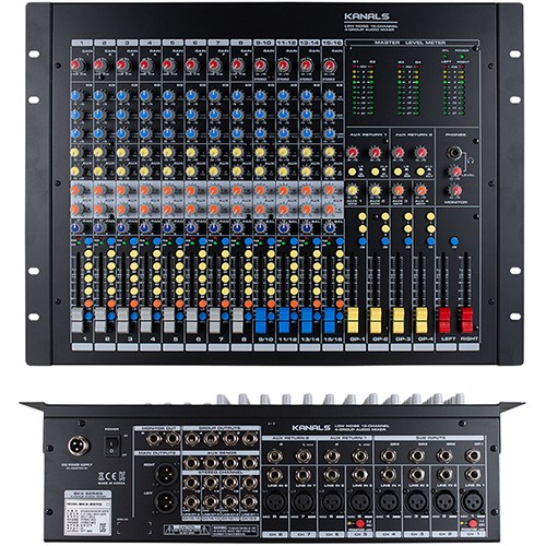 카날스 오디오믹서 BKX-207G 전문가용 16체널 4그룹, SM, black, BKX207G 1,911,000원