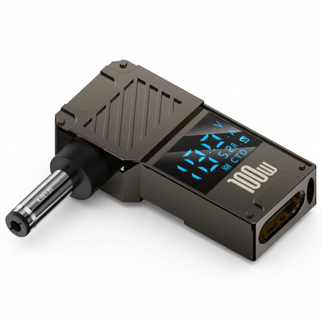 100W USB-C TO DC 변환 잭 팁 젠더 디스플레이 노트북 고속충전 CTD, 1개, 2. 4.0X1.35 6,500원