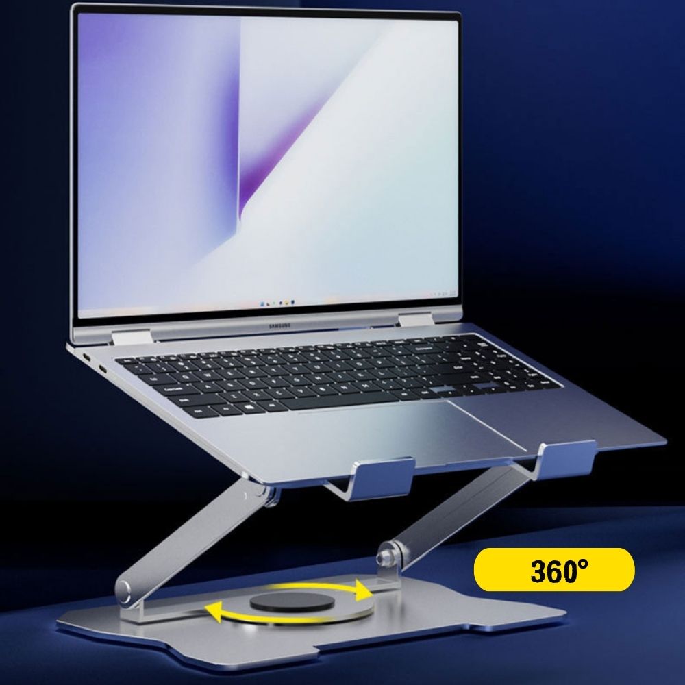 믹스프리 360회전 쿨링홀 노트북 받침대, 1개, 그레이 19,700원
