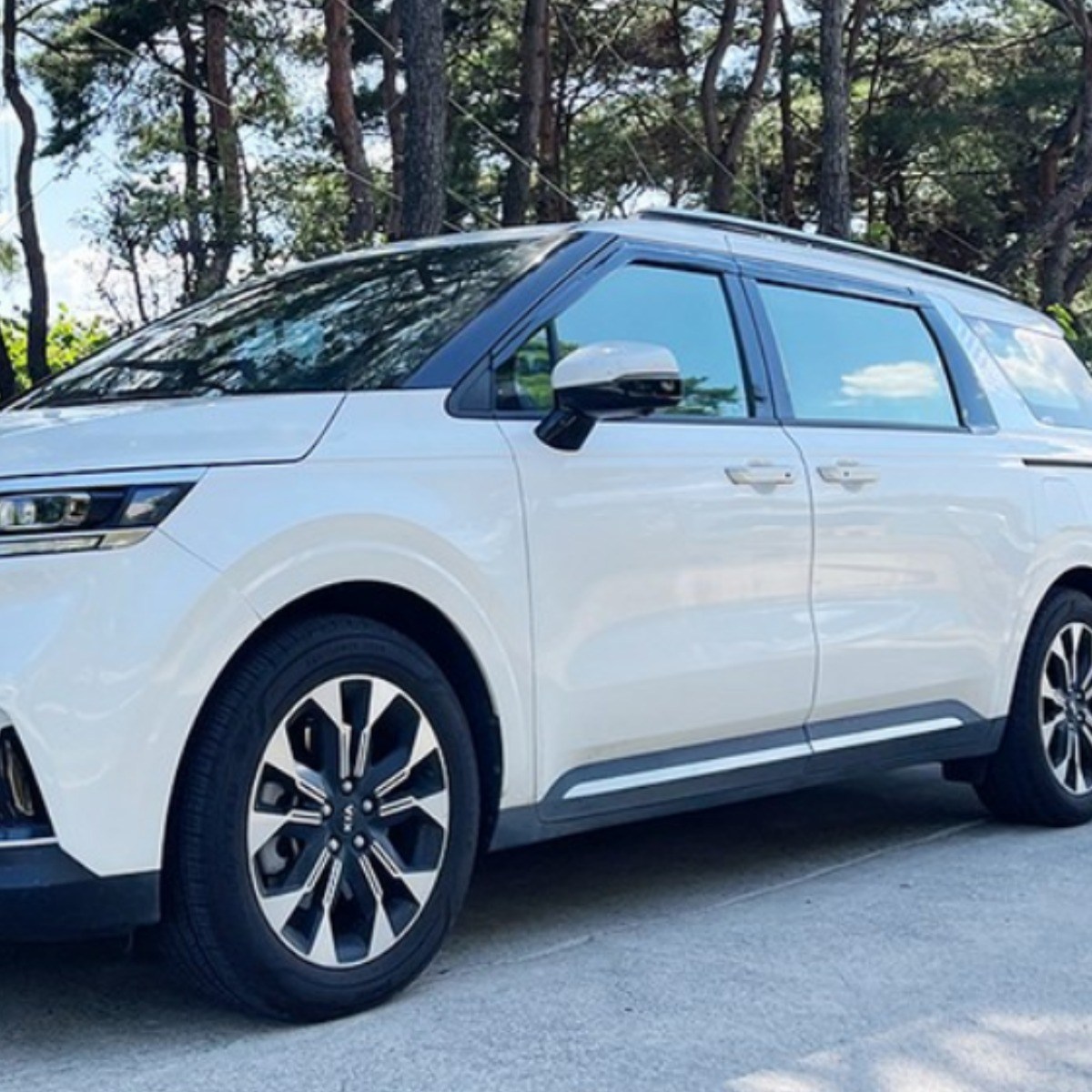 뭉구카 E403 KIA 카니발 4세대 KA4 기아 오토크로바 깨지지 않는 블랙 바이져 깨블바이져 4PCS 36,000원