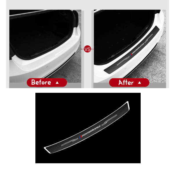 BMW 호환 퍼포먼스 트렁크 도어 스티커 M로고 가니쉬 포인트 스티커 M스타일 자동차스티커 수입차악세사리, (A)95cm, 1개 11,630원