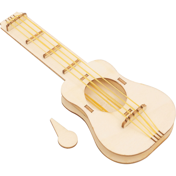 빅드림(티처스) STEAM 과학교구 조립 장난감 모음전 DIY 실험키트 과학실험키트, 71-고무줄 나무 통기타 R-41 3,000원