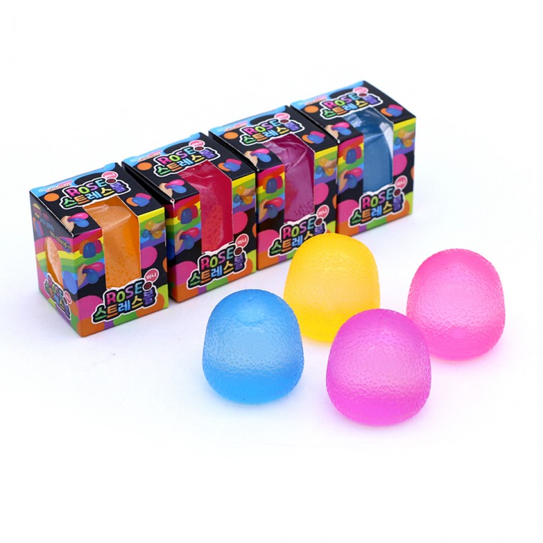스트레스볼 촉감놀이 쫀득 젤리 감각 힐링 손목 운동 집중력 향상 데스크 소품 4,900원