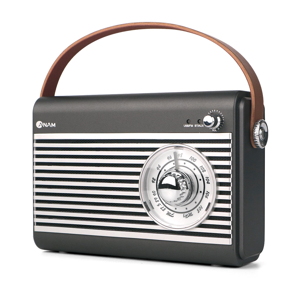 아남 레트로 라디오 블루투스스피커 A-RT80 인테리어 소품 장식 캠핑 스피커 휴대용 스피커, A-RT80 31,900원
