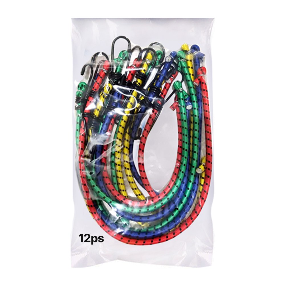 스트레치코드 고리형 캠핑 번지코드 탄성 로프, mix 11,500원