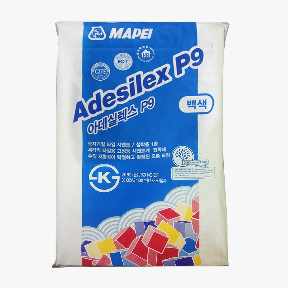 마페이 타일접착제 아데실렉스 P9 드라이픽스2 바닥난방 백색 20kg 26,000원