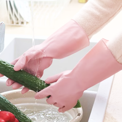 지디온 강하고 손편한 고무장갑, 2개, 중(M), 파스텔핑크, 현재가 4,900원