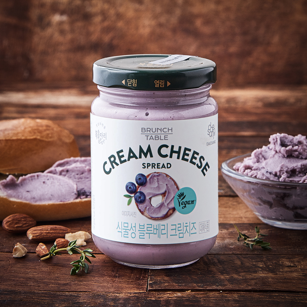 [로켓프레시] 복음자리 식물성 블루베리 크림치즈, 190g, 1개 7,900원