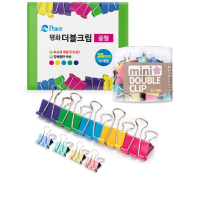 피스코리아 컬러 더블크립 15mm x 50p + 더블크립 25mm x 50p 59,560원