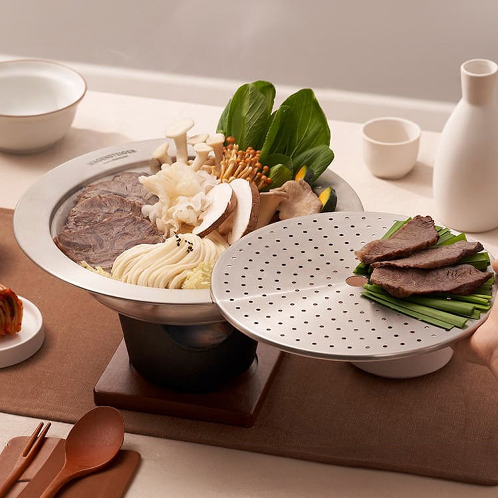 바겐슈타이거 스텐 찜냄비 24cm 만두찜기 찜판 보쌈 찜채반 인덕션 가스레인지 30,900원