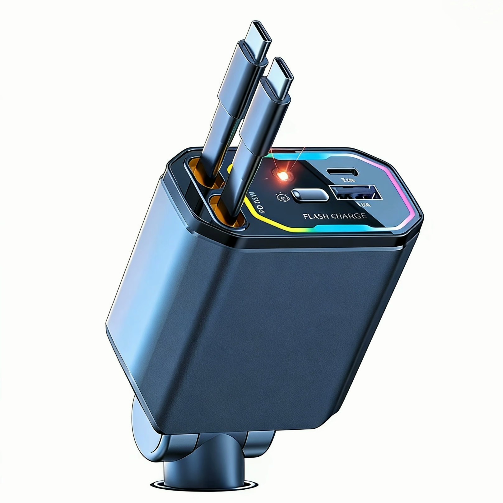 Helind 릴타입 차량용 고속 충전기 멀티형 별빛 지붕, type-C*2 34,760원