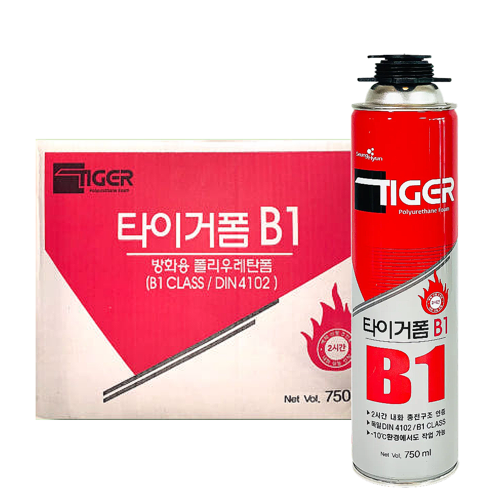 타이거 우레탄폼 B1_방화폼(BOX) 155,000원