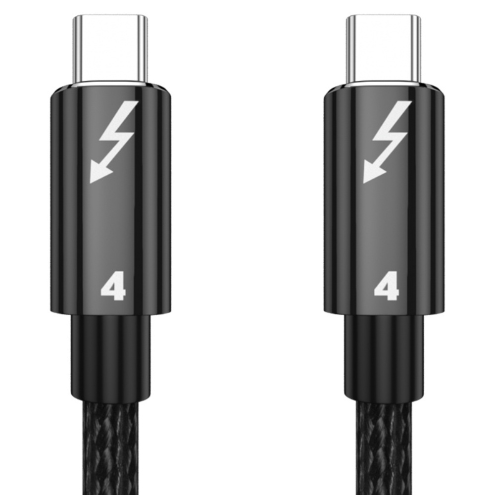 썬더볼트4 케이블 100W 8K60 40Gbps C타입 초고속 데이터전송 Thunderbolt4, 1개, 100cm, 블랙 36,900원