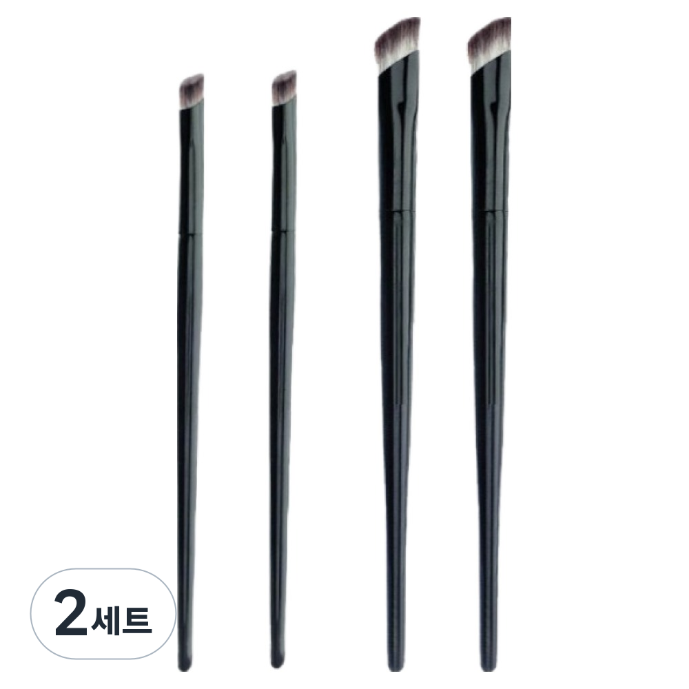 올웨일리 메이크업 삼각 컨실러 브러쉬 스몰 2p + 라지 2p 세트 26TSP3745, 2세트, 블랙 19,800원