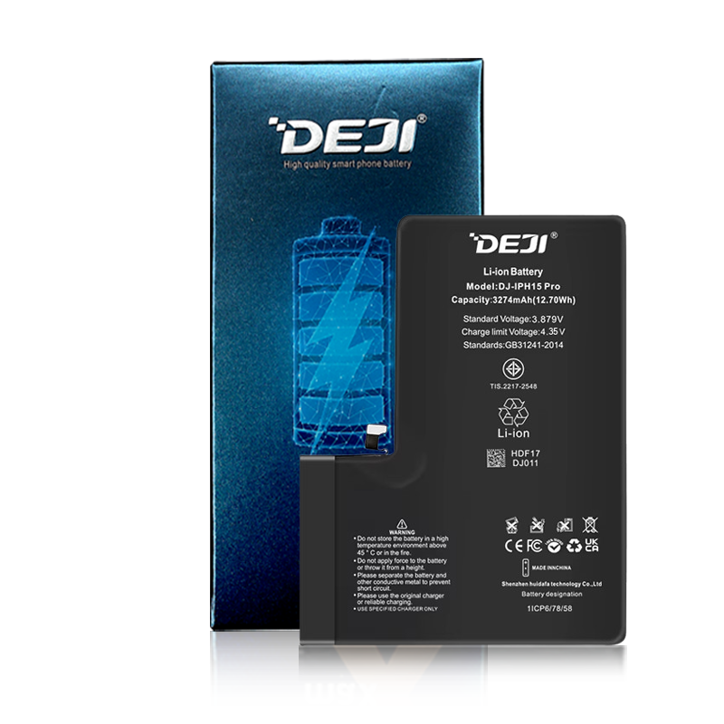 DEJI 아이폰15프로 배터리 (iPhone15Pro Battery) 표준용량 (수리키트 포함)  뎃지 아이폰배터리 - DEJI한국총판 43,500원