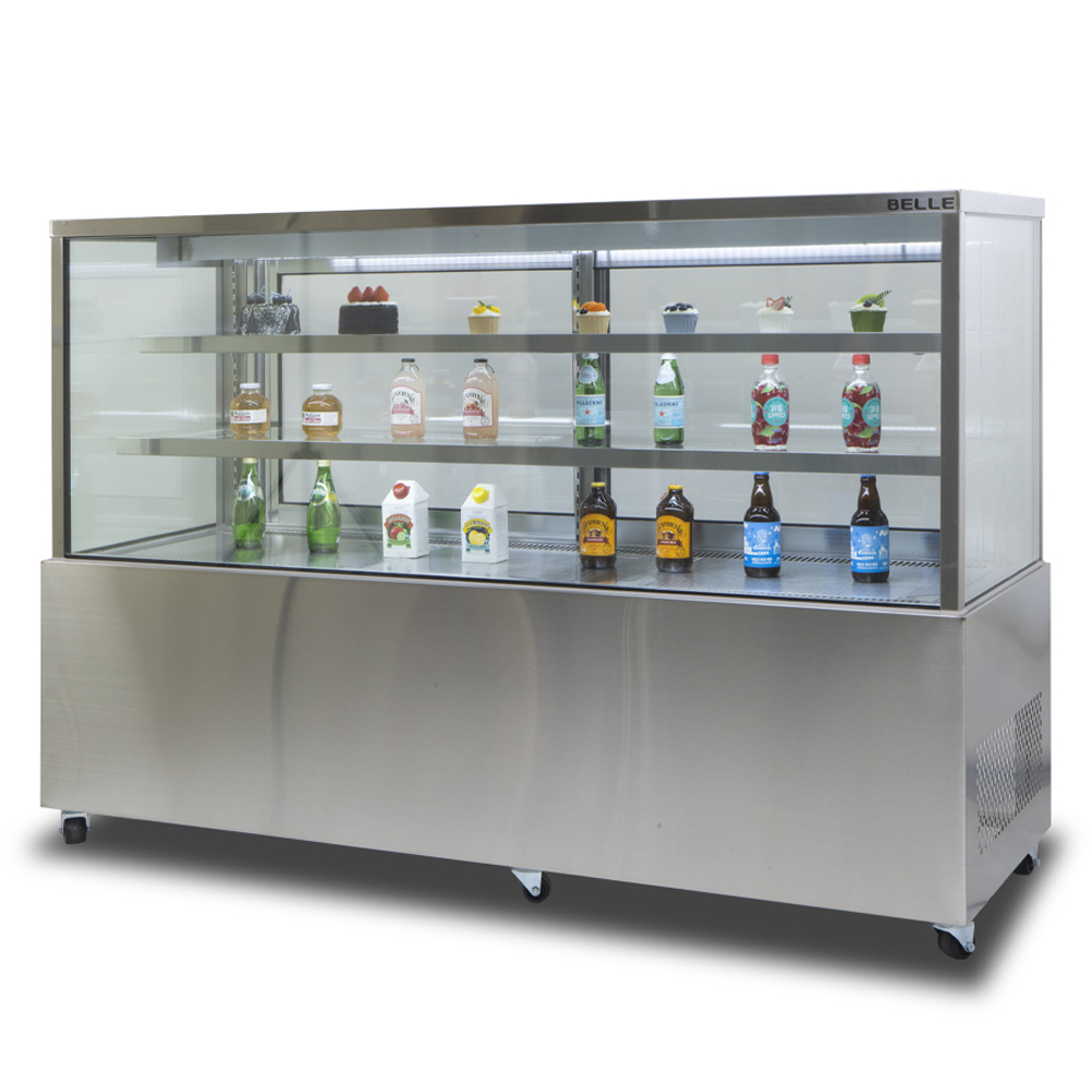 BELLE 프리미엄 쇼케이스 사각 뒷문형 스테인리스 679L 방문설치, JSB-1800S 2,379,000원