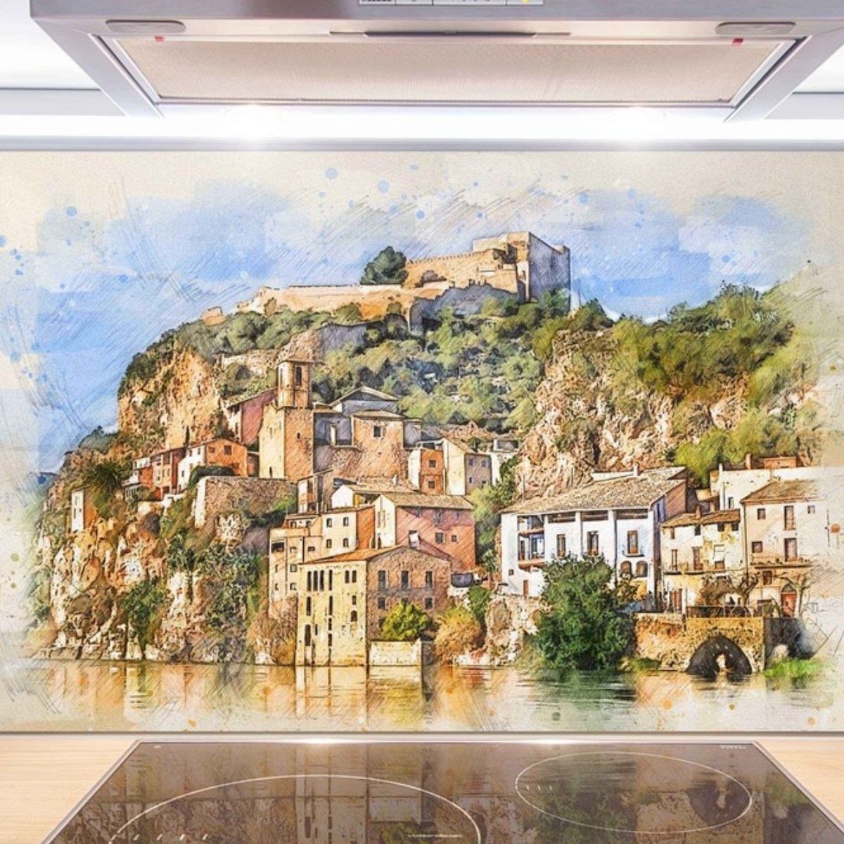 코나 주방아트보드 가스렌지 인덕션 가드 가림막 기름튐방지 미라베트 79,800원