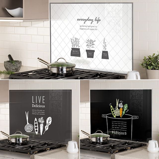 주방아트보드 600x600mm 아트글라스 아트월 가스렌지 80,600원