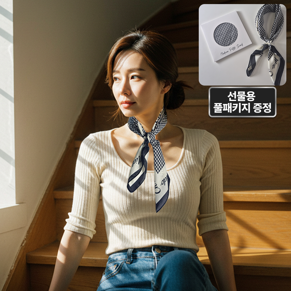 [고급선물포장] 셀링스타일 실크스카프 쁘띠 머플러 여성용 명품 스타일 스카프 15,900원