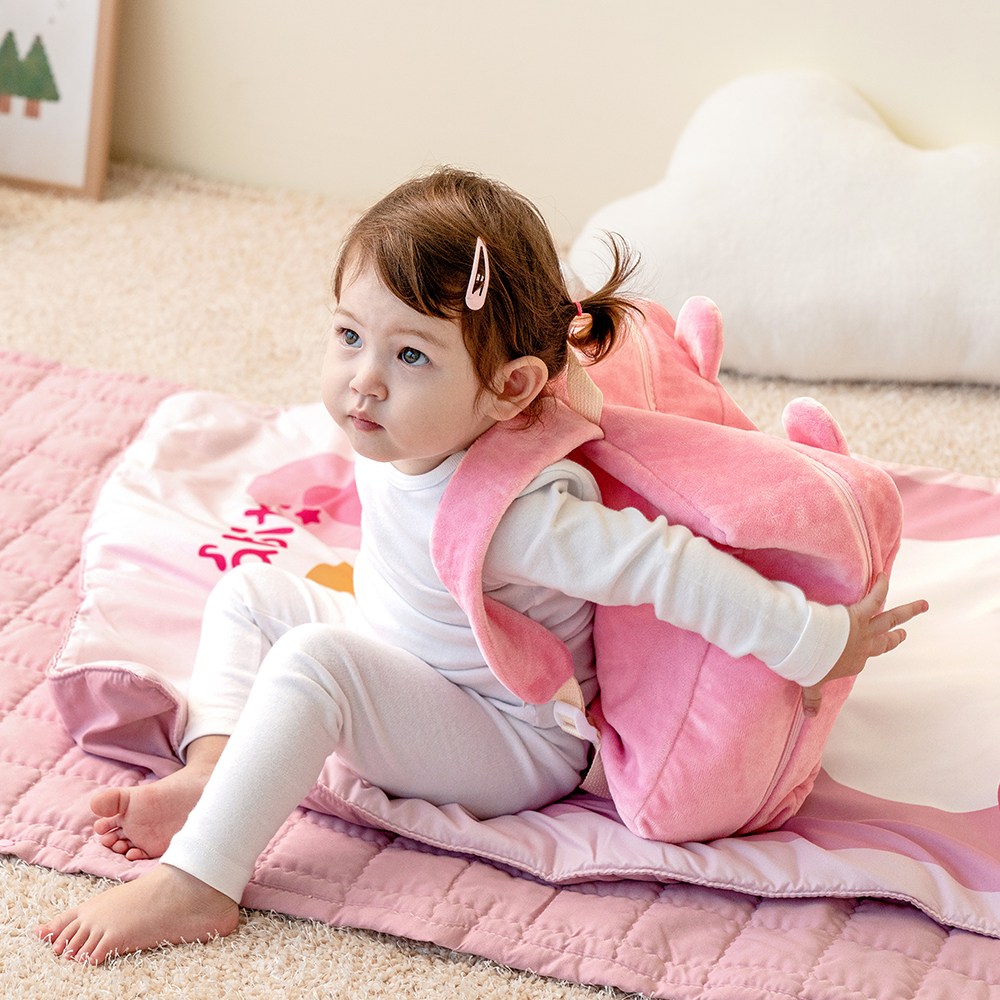 에일린키즈 에코항균 낮잠이불 일체형 풀세트 백팩형 69,000원