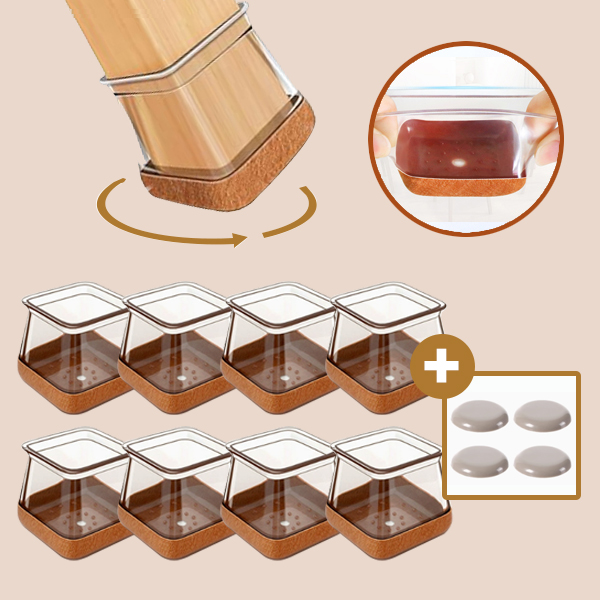 메리달 스무드 의자 발커버 투명 소음방지 다리캡, 8개 16,540원