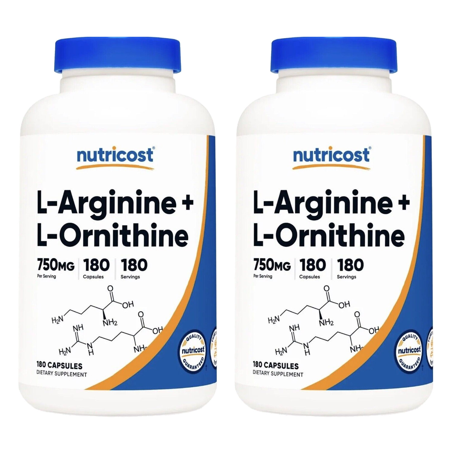 뉴트리코스트 L-아르기닌 + L-오르니틴 750mg 캡슐, 180정, 2개 43,210원