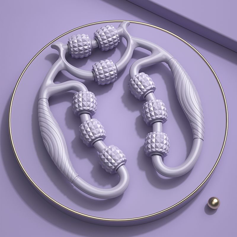 오엠티 허벅지 다리 안마 종아리 롤러 마사지기 9구, CRL9_퍼플, 1개 6,900원