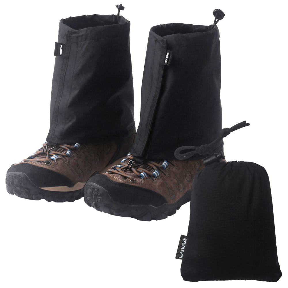 돌핀 숏 스패츠 등산 방수 방설 발목 보호대, 블랙 10,500원